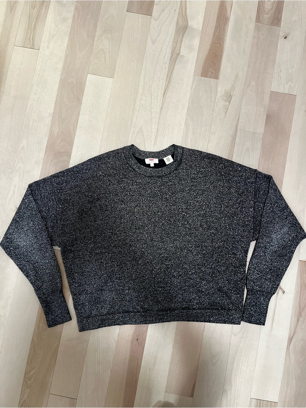 Levi's - Black sparkly Sweatshirt Medium